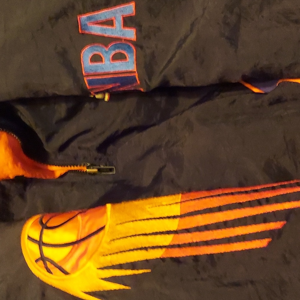 Vintage Nba Grail!¡ Phoenix Suns Nylon Jacket. Early 90s. Pro Player Size Xl - Picture 5 of 6
